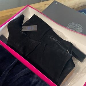 Vince Camuto Derrika black suede boot